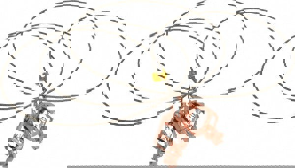 19 AWG, 10 Ft., Alligator Clip, Grounding Cable with Clamps